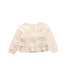 A White Zippered Sweatshirts from Kladskap in size 18-24M for girl. (Front View)