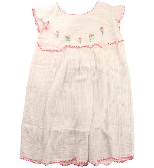 A White Short Sleeve Dresses from Sunuva in size 9Y for girl. (Front View)