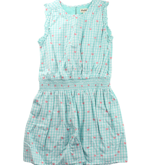 A Green Sleeveless Dresses from Hatley in size 8Y for girl. (Front View)