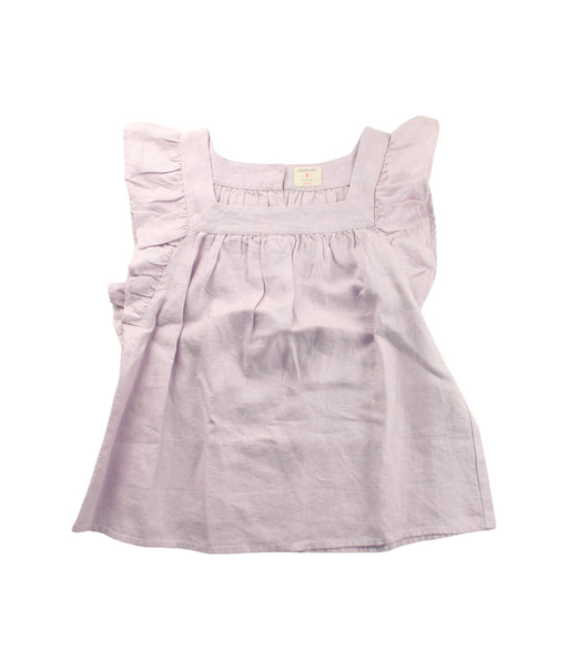 A White Short Sleeve Tops from Crewcuts in size 10Y for girl. (Front View)
