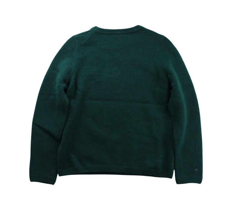 A Green Knit Sweaters from Confiture in size 10Y for boy. (Back View)
