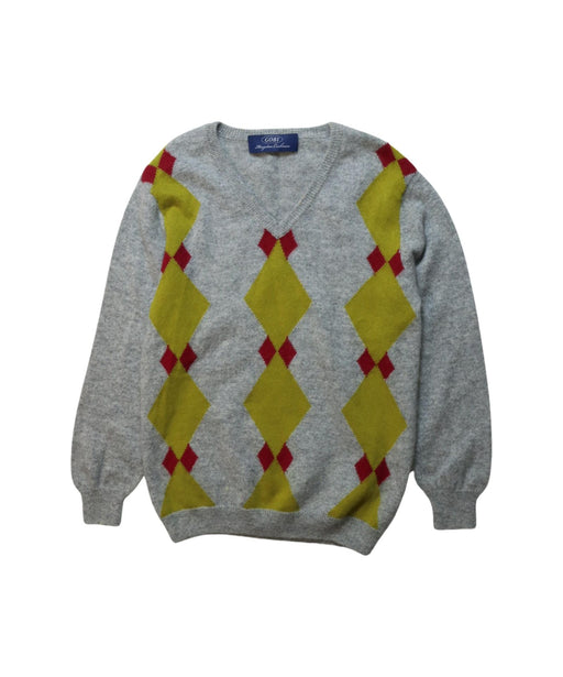 A Multicolour Knit Sweaters from GOBI in size 5T for boy. (Front View)