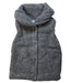 A Grey Outerwear Vests from Global  Work in size 7Y for neutral. (Front View)