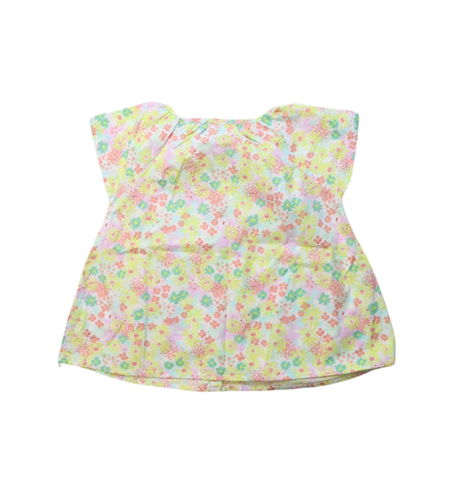 A Multicolour Short Sleeve Tops from Petit Bateau in size 18-24M for girl. (Back View)