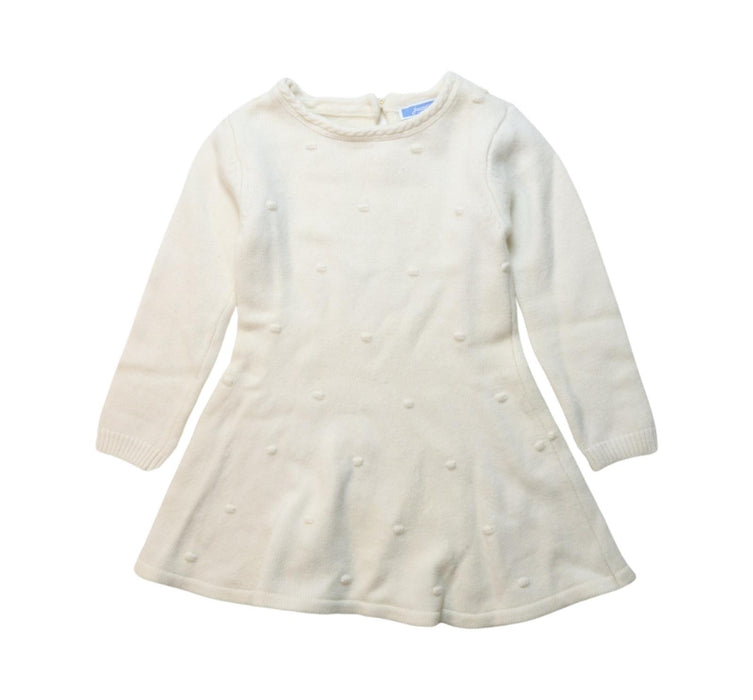 A White Sweater Dresses from Jacadi in size 3T for girl. (Front View)