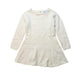 A White Sweater Dresses from Jacadi in size 3T for girl. (Front View)