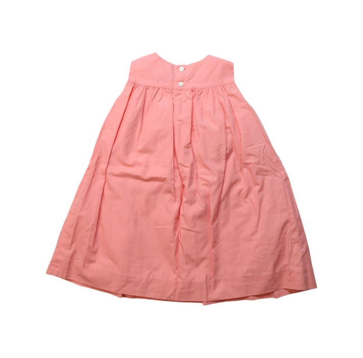 A Pink Sleeveless Dresses from Bonpoint in size 2T for girl. (Back View)