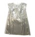 A Silver Short Sleeve Dresses from Bonpoint in size 10Y for girl. (Back View)