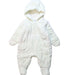 A White Snowsuits from Mamas & Papas in size 0-3M for neutral. (Front View)