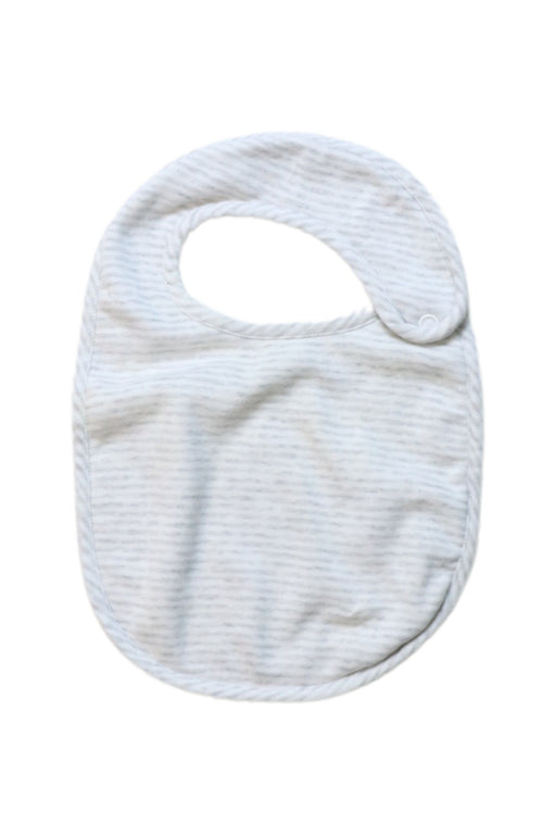 A White Bibs from The Little White Company in size O/S for neutral. (Front View)
