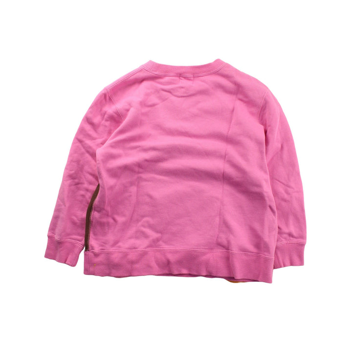 A Pink Crewneck Sweatshirts from BAPE KIDS in size 5T for girl. (Back View)