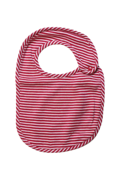 A Red Bibs from The Little White Company in size O/S for neutral. (Front View)
