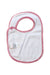 A Red Bibs from The Little White Company in size O/S for neutral. (Back View)