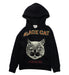 A Black Hooded Sweatshirts from Gucci in size 4T for boy. (Front View)
