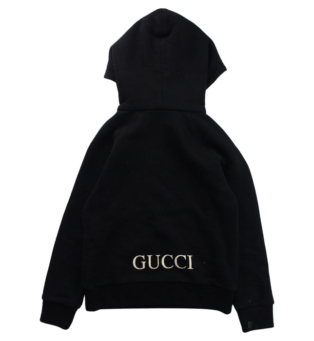 A Black Hooded Sweatshirts from Gucci in size 4T for boy. (Back View)