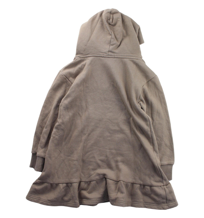 A Brown Sweater Dresses from X-girl in size 5T for girl. (Back View)