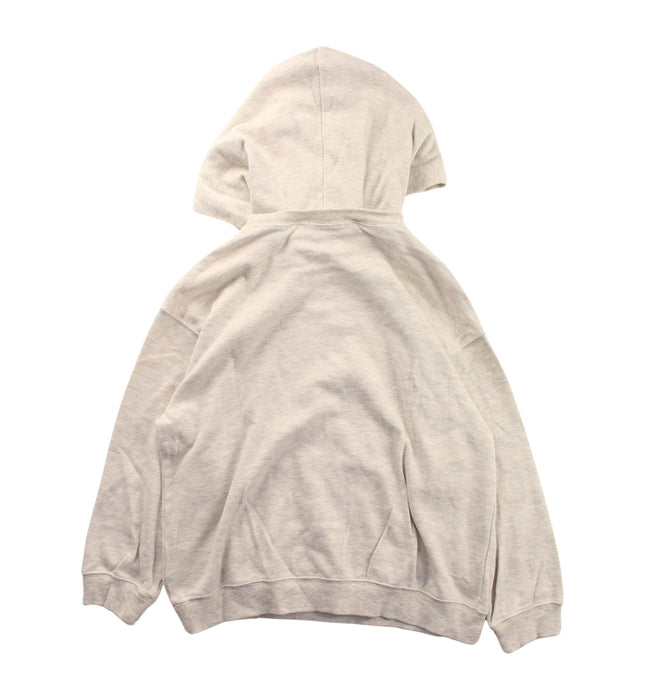 A White Hooded Sweatshirts from X-girl in size 5T for boy. (Back View)