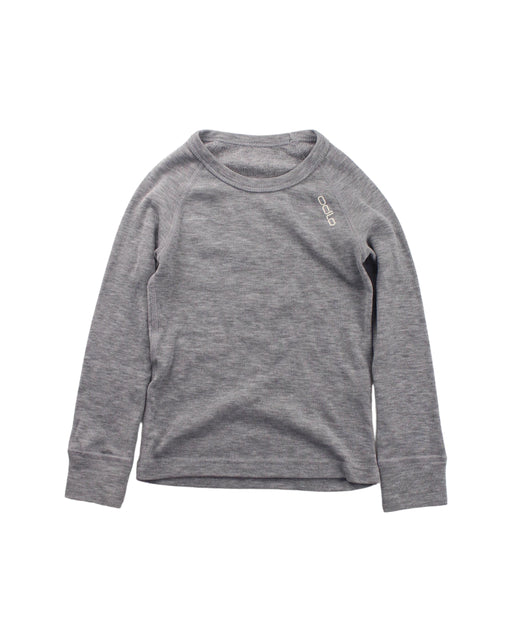 A Grey Crewneck Sweatshirts from Odlo in size 3T for boy. (Front View)