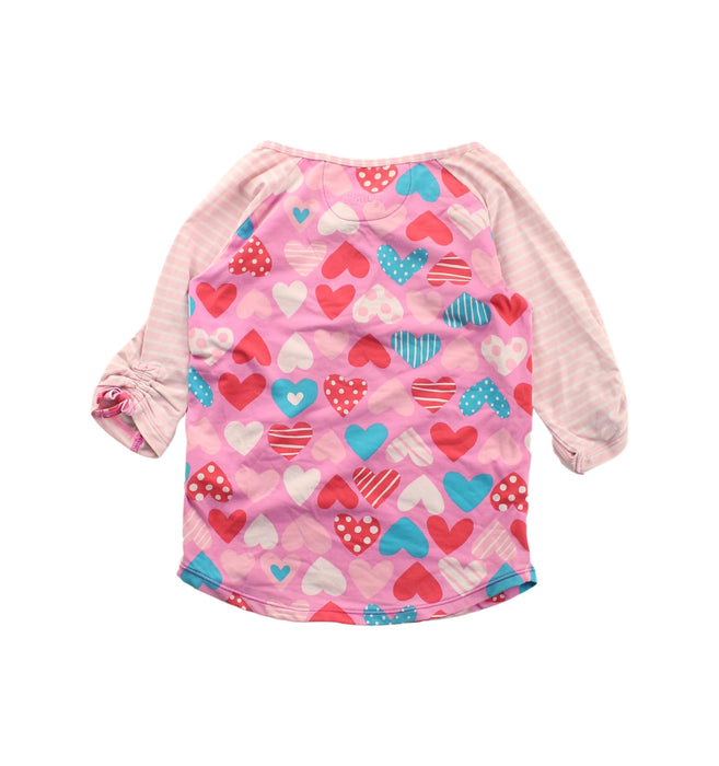 A Pink Long Sleeve Tops from Hatley in size 5T for girl. (Back View)
