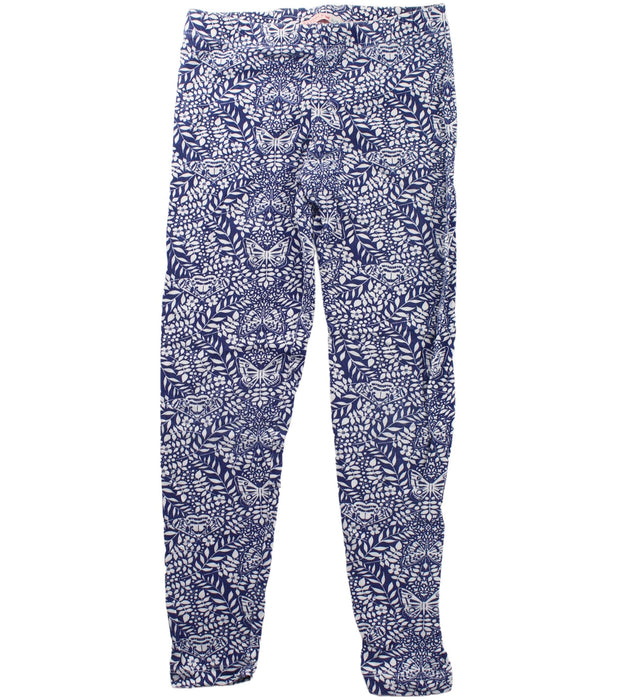 A Blue Leggings from FatFace in size 6T for girl. (Front View)