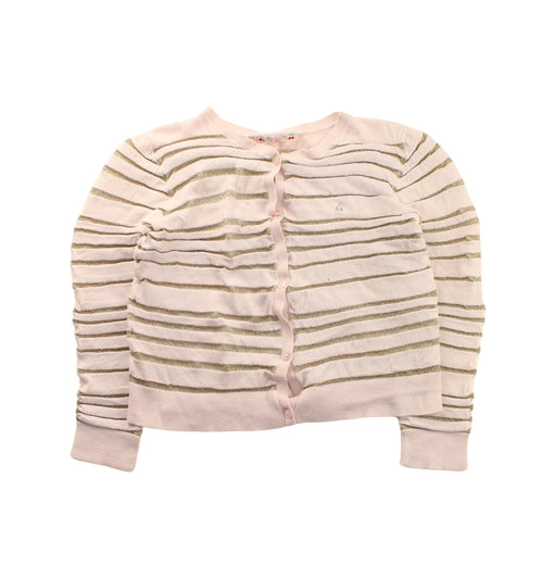 A Gold Cardigans from Bonpoint in size 10Y for girl. (Front View)