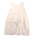 A White Sleeveless Dresses from jnby by JNBY in size 5T for girl. (Front View)