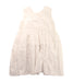 A White Sleeveless Dresses from jnby by JNBY in size 5T for girl. (Back View)
