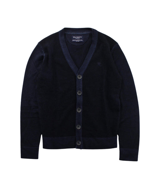 A Black Cardigans from Hackett in size 7Y for boy. (Front View)
