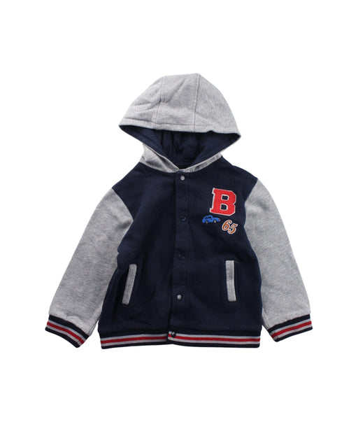 A Blue Lightweight Jackets from Bout'Chou in size 3T for boy. (Front View)