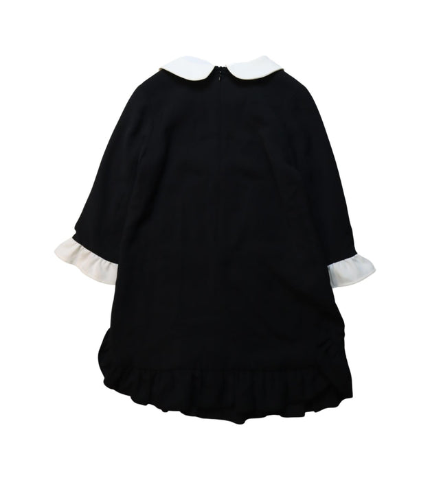 A Multicolour Long Sleeve Dresses from Momonittu in size 8Y for girl. (Back View)