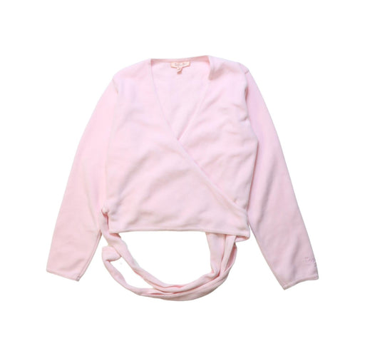A Pink Long Sleeve Tops from Repetto in size 6T for girl. (Front View)