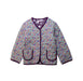 A Multicolour Puffer/Quilted Jackets from Coco and Ginger in size 7Y for girl. (Front View)