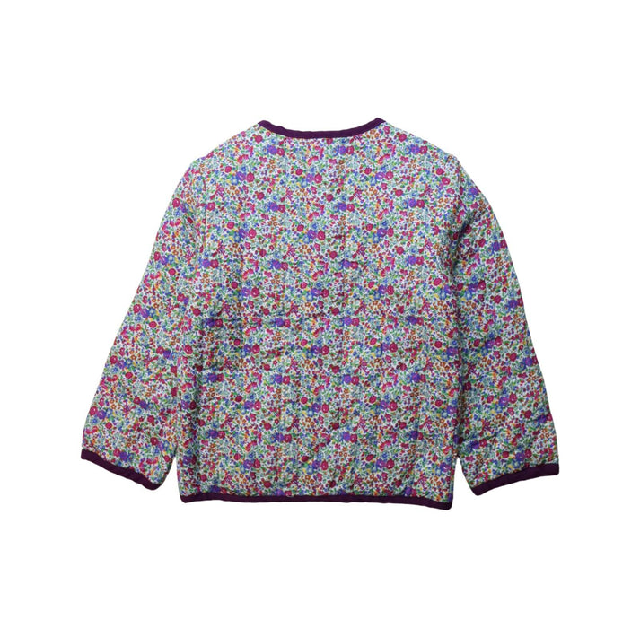 A Multicolour Puffer/Quilted Jackets from Coco and Ginger in size 7Y for girl. (Back View)