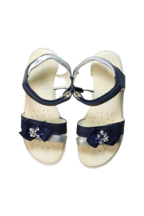 A Multicolour Sandals from Geox in size 7Y for girl. (Back View)