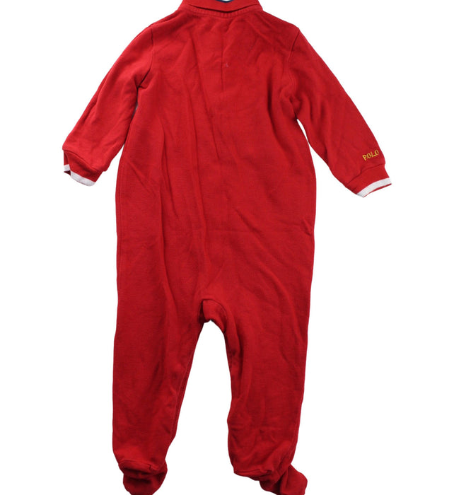 A Red Onesies from Ralph Lauren in size 6-12M for boy. (Back View)