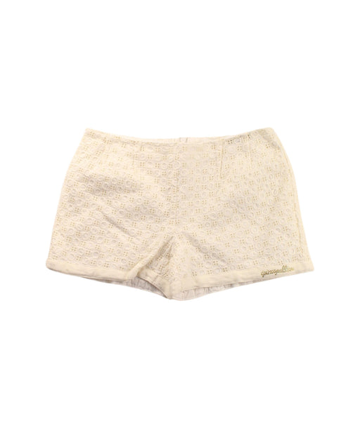 A White Shorts from I Pinco Pallino in size 10Y for girl. (Front View)
