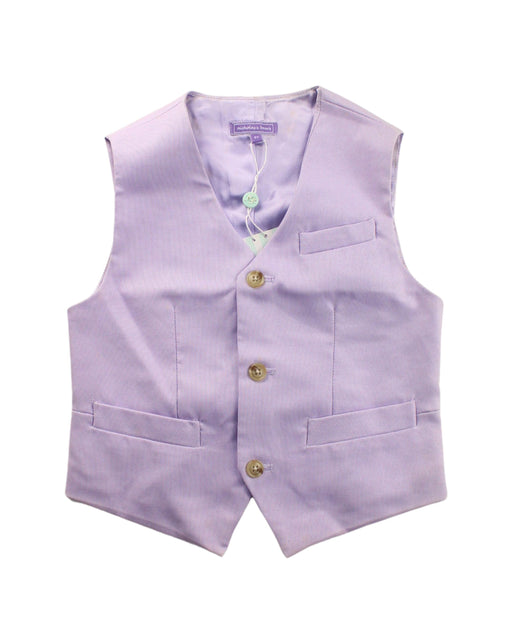 A Purple Suit Vests from Nicholas & Bears in size 6T for boy. (Front View)