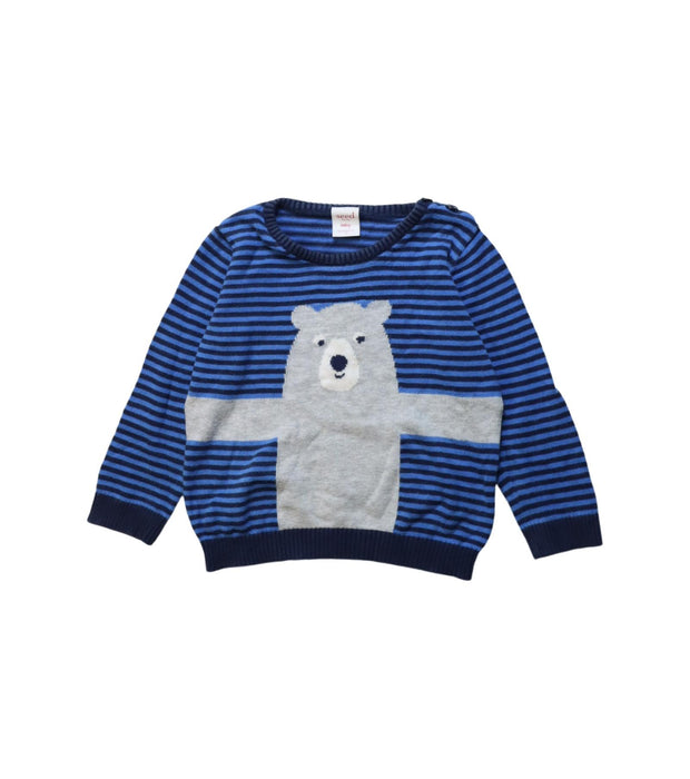 A Multicolour Crewneck Sweatshirts from Seed in size 18-24M for boy. (Front View)