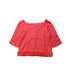 A Red Long Sleeve Tops from Janie & Jack in size 5T for girl. (Front View)