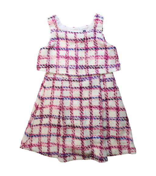 A Multicolour Sleeveless Dresses from Janie & Jack in size 6T for girl. (Front View)