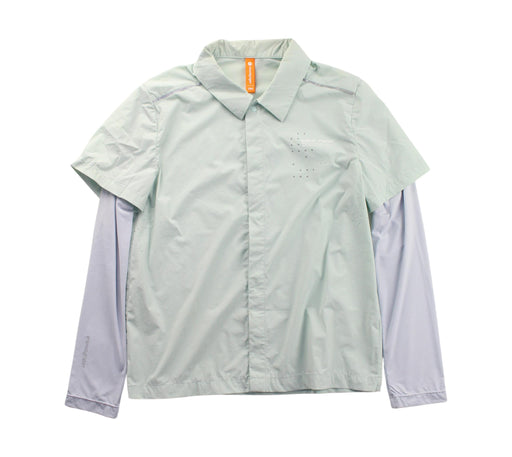 A Green Long Sleeve Shirts from Moody Tiger in size 7Y for boy. (Front View)