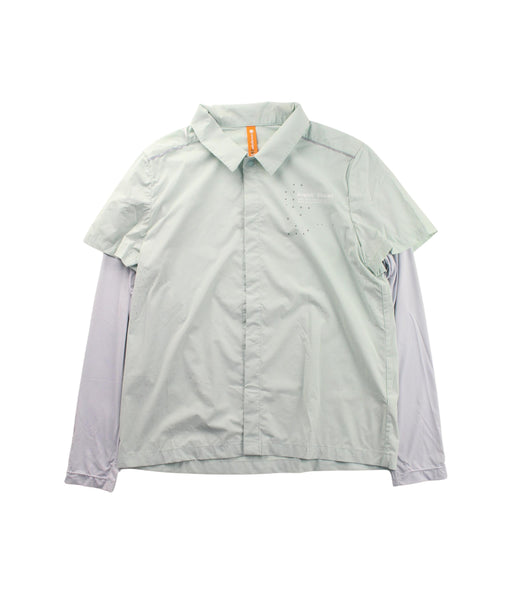 A Green Long Sleeve Shirts from Moody Tiger in size 9Y for boy. (Front View)