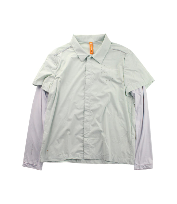 A Green Long Sleeve Shirts from Moody Tiger in size 9Y for boy. (Front View)