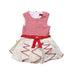 A Red Sleeveless Dresses from Nicholas & Bears in size 2T for girl. (Front View)