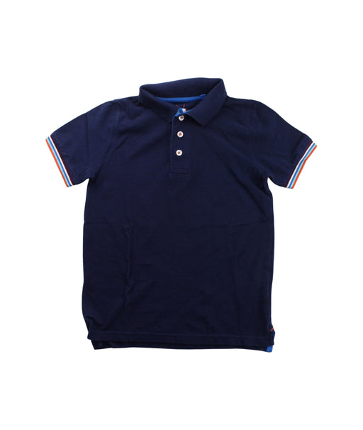 A Blue Short Sleeve Polos from Boden in size 8Y for boy. (Front View)