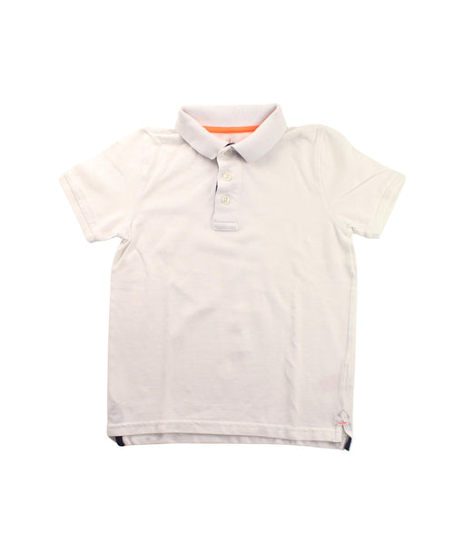 A White Short Sleeve Polos from Boden in size 8Y for boy. (Front View)
