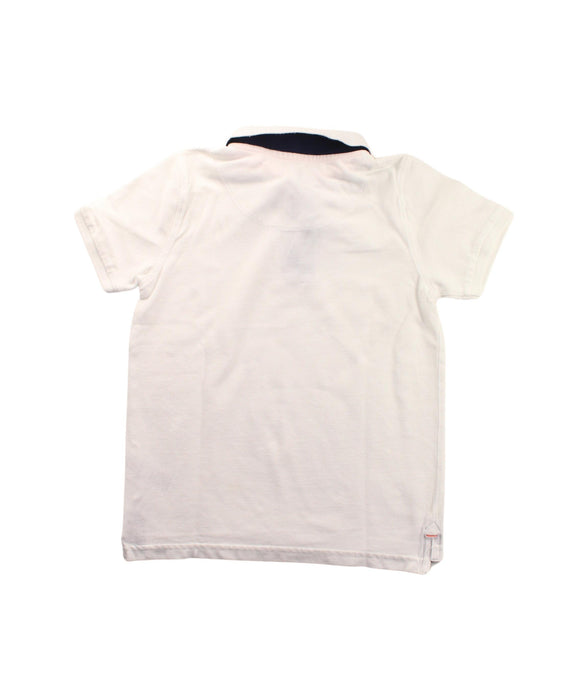 A White Short Sleeve Polos from Boden in size 8Y for boy. (Back View)