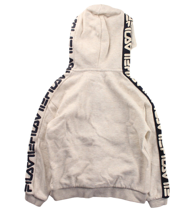 A White Zippered Sweatshirts from Fila in size 5T for neutral. (Back View)
