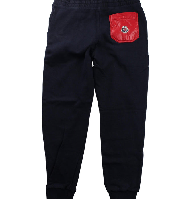 A Blue Sweatpants from Moncler in size 10Y for boy. (Back View)