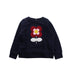 A Blue Crewneck Sweatshirts from Jacadi in size 4T for girl. (Front View)
